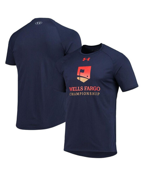 Men's Navy Wells Fargo Championship Tech 2.0 Raglan T-shirt