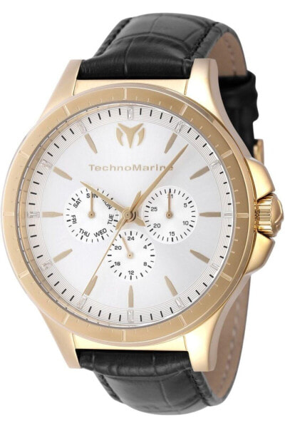 TechnoMarine MoonSun Date-Day Quartz Silver Dial Men's Watch TM-822028