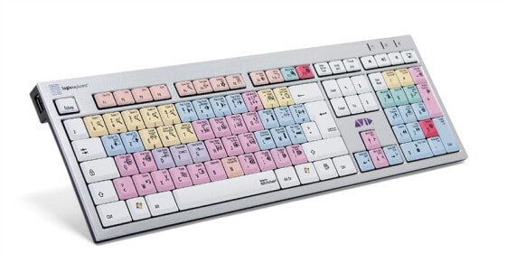 Logickeyboard LKB-PT-AJPU-FR - Full-size (100%) - Wired - USB - AZERTY - Multicolour