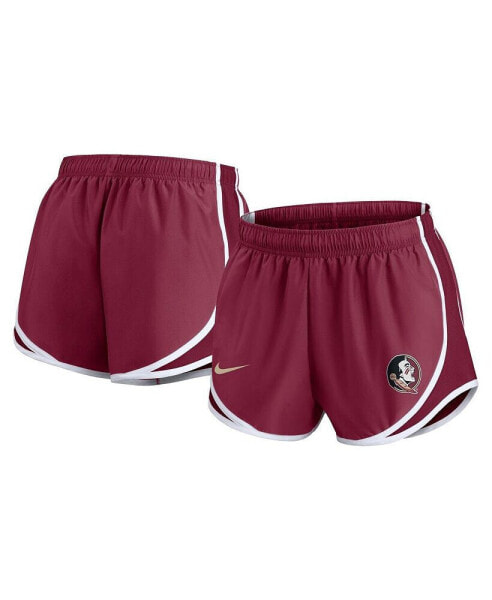 Women's Garnet Florida State Seminoles Primetime Tempo Performance Shorts