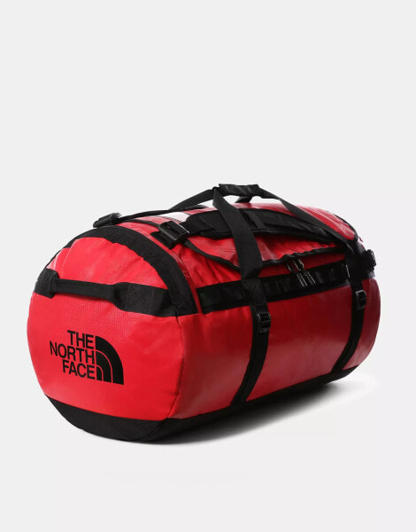 The North Face Base camp duffel in red/black - large