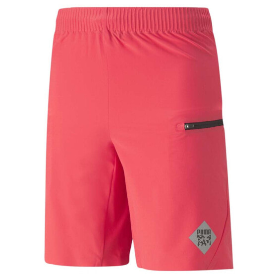 Puma Trail Running Shorts X Pam Mens Red Casual Athletic Bottoms 53881479