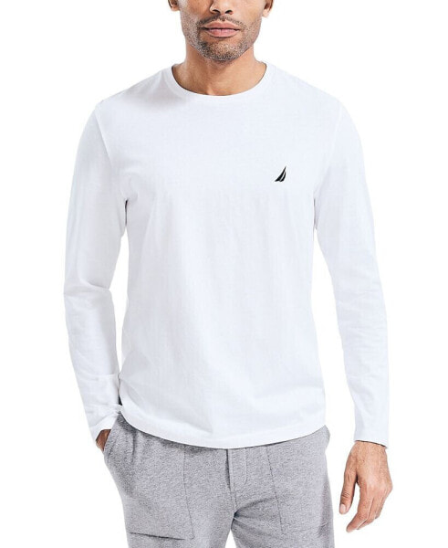 Men's J-Class Logo Classic-Fit Crew Long-Sleeve T-Shirt