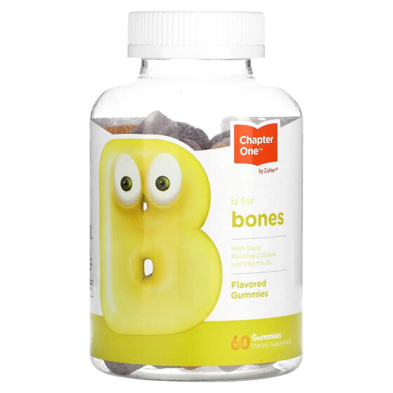 Витаминно-минеральный комплекс для мышц и суставов Chapter One B is for Bones, с ароматом, 60 жевательных конфет