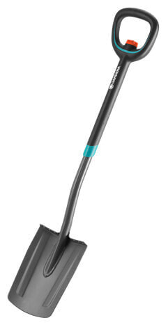 Gardena 17020-20 - Drainage shovel - Stainless steel - Black - D-shaped - Monotone - 126 cm