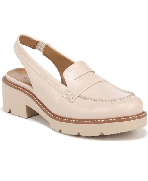 Darry-Slingback Lug Sole Loafers