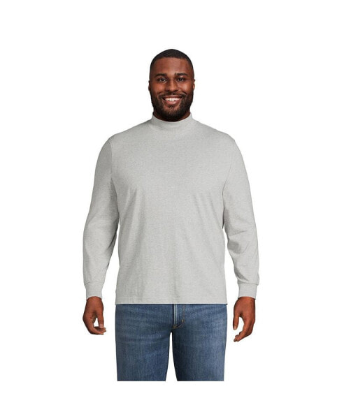 Men's Big & Tall Super-T Mock Turtleneck T-Shirt