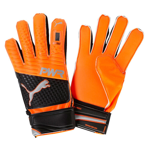 Вратарские перчатки для футбола PUMA Evopower Protect 3.3 Мужские Оранжевые 041219-36