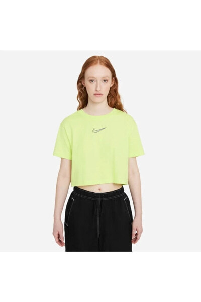 Спортивная футболка Nike Sportswear женская укороченная "Dance"
