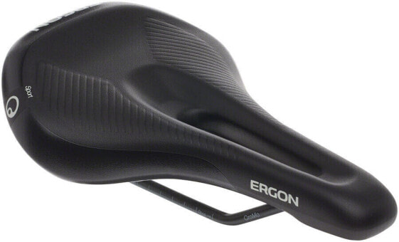 Седло для велосипеда Ergon SM E Mountain Sport - Хромолевые рейки, Стелс, Женское, Среднее/Большое