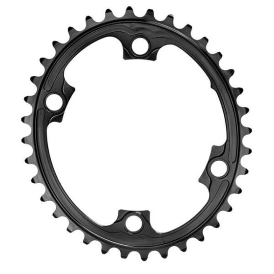 ABSOLUTE BLACK Oval 2x Asymmetric Shimano 9000/6800 110 BCD Chainring