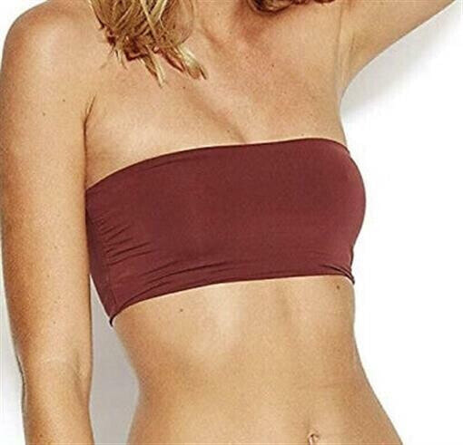 Seafolly Women's 248058 Plum Active Tube Bikini Top Swimwear Size 4