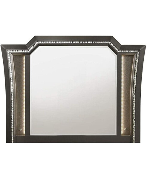 Kaitlyn Mirror In LED & Champagne