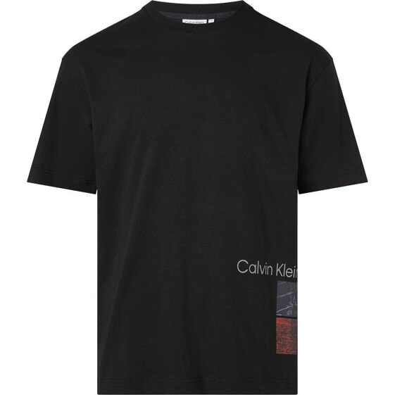 CALVIN KLEIN Photo Side Print short sleeve T-shirt