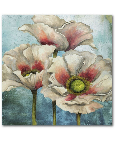Poppies Over I 30" x 30" Gallery-Wrapped Canvas Wall Art