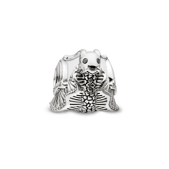 Thomas Sabo Damen Bead 925 Silber Silber/Schwarz Schnecke K0192-879-14