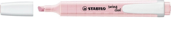 STABILO swing cool Pastel - 1 pc(s) - Pink - Chisel tip - Pink - White - 1 mm - 4 mm