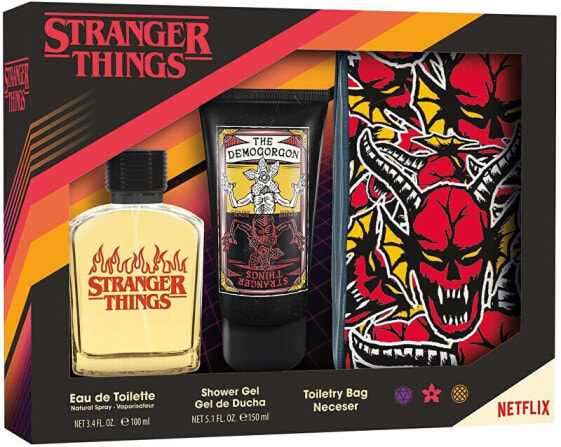 Stranger Things - EDT 100 ml + sprchový gel 150 ml + toaletní taška