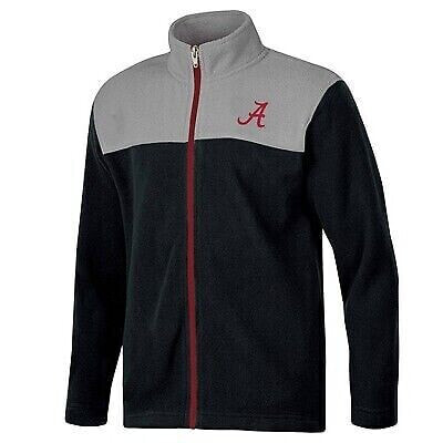 Спортивная куртка Clemson Tigers NCAA Alabama Crimson Tide Boys' Fleece Full Zip Jacket - M: University of Алабама - с высоким воротником, длинными рукавами
