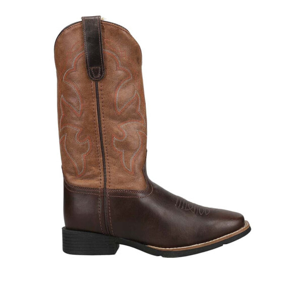 Roper Monterey Square Toe Cowboy Mens Brown Casual Boots 09-020-0904-2408