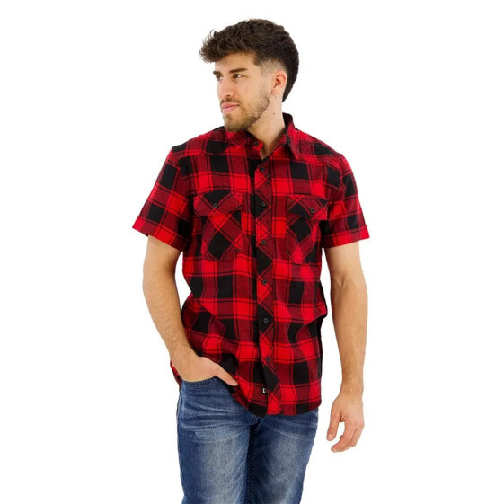 BRANDIT Check short sleeve shirt