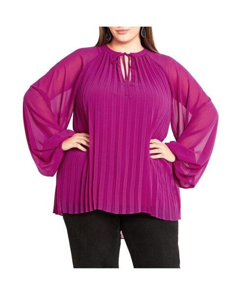 Plus Size Crystal Top