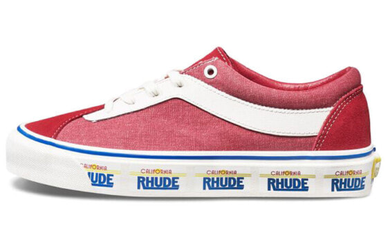 RHUDE x Vans Bold Ni 低帮 板鞋 男女同款 红色