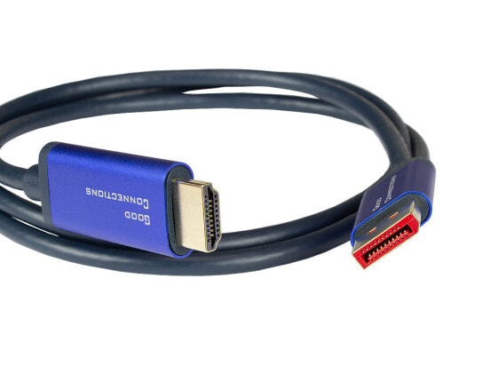 Good Connections 4860-SF010B - 1 m - DisplayPort - HDMI - Male - Male - Straight