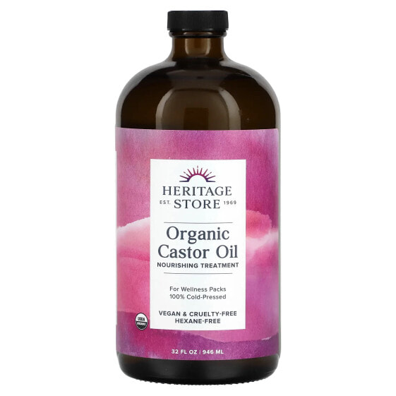 Organic Castor Oil, 32 fl oz (946 ml)