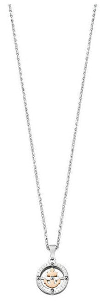 Steel bicolor necklace Versilia SAHB01