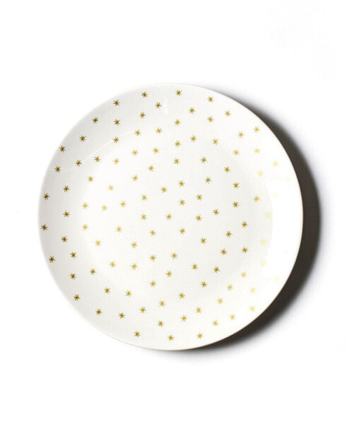 Neutral Nativity Gold Star Dinner Plate
