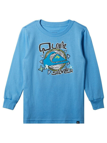 Toddler & Little Boys Long-Sleeve Cotton Logo Graphic T-shirt