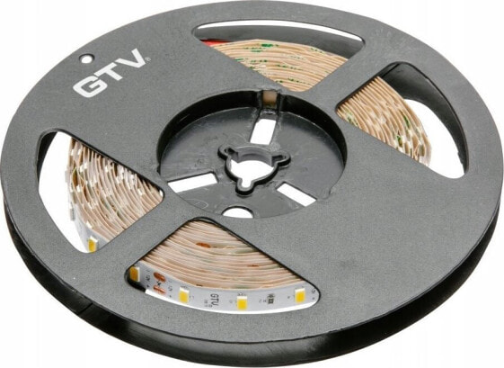 Taśma LED GTV Taśma Flash 5630, 300 LED neutralny biały, 80W, wodoodporna 10mm, Rolka 5m, 12V