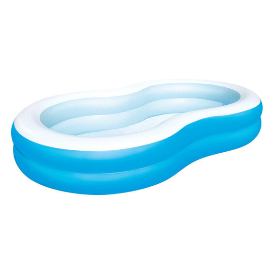 Inflatable Paddling Pool for Children Bestway 262 x 157 x 46 cm