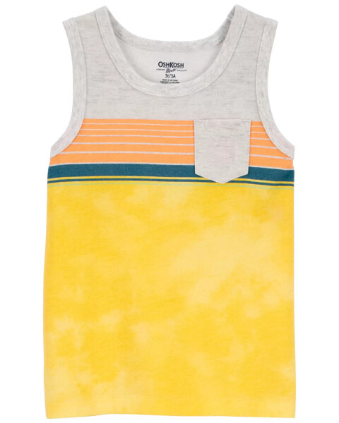 Baby Striped Pocket Tank 12M