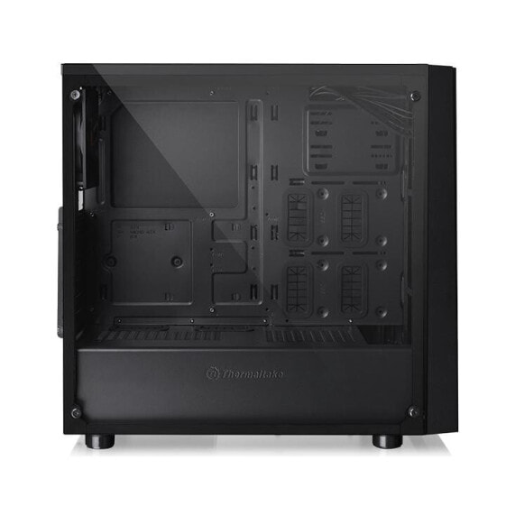 Thermaltake Versa J21 Tempered Glass Edition - Midi-Tower - PC - SPCC,Tempered glass - Black - ATX,Micro ATX,Mini-ITX - 16 cm