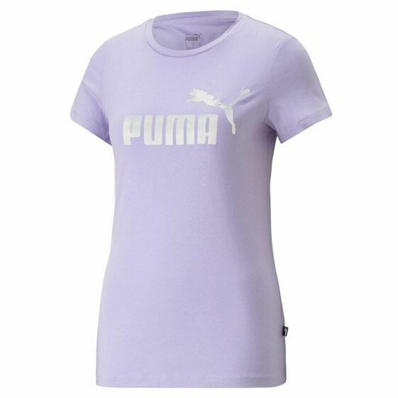 Футболка с коротким рукавом женская Puma Ess+ Nova Shine Лаванда Женщина