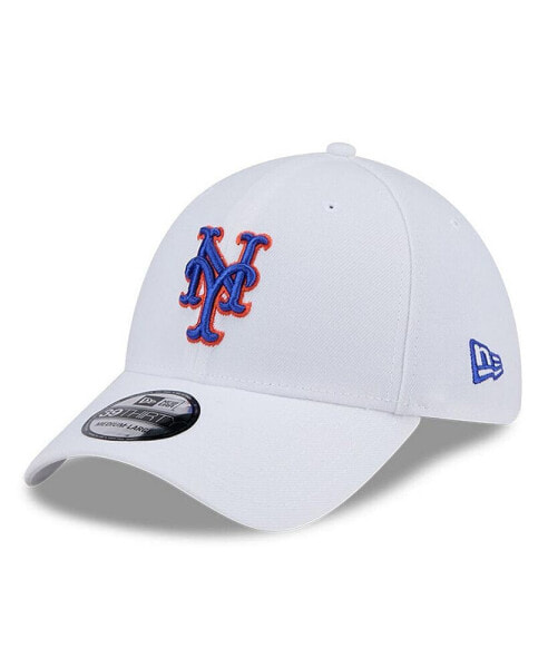 Men's White New York Mets Evergreen 39Thirty Flex Hat