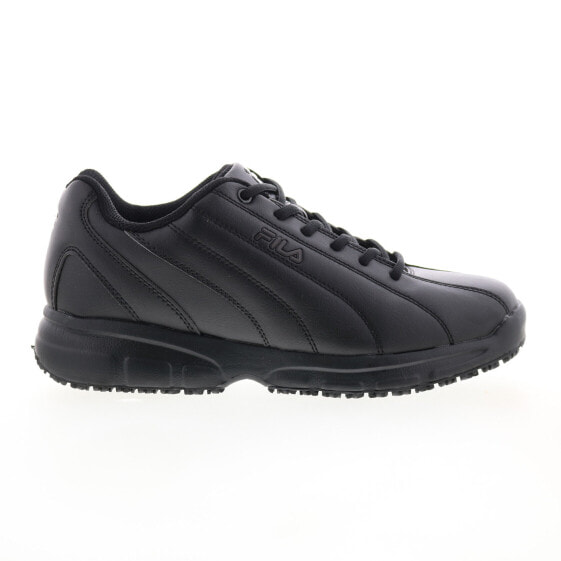 Кроссовки Fila Memory Niteshift Slip Resistant для мужчин, черные, атлетические, рабочая обувь