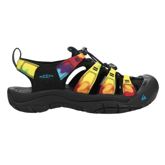 Keen Newport Retro Fisherman Mens Black, Multi Casual Sandals 1018804