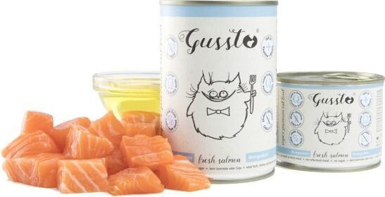 Влажный корм для кошек GUSSTO Fresh Salmon 190 г