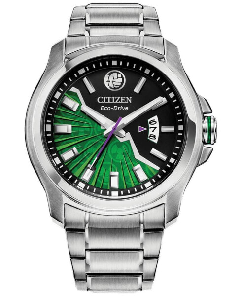 Hulk Silver-Tone Stainless Steel Bracelet Watch 43mm