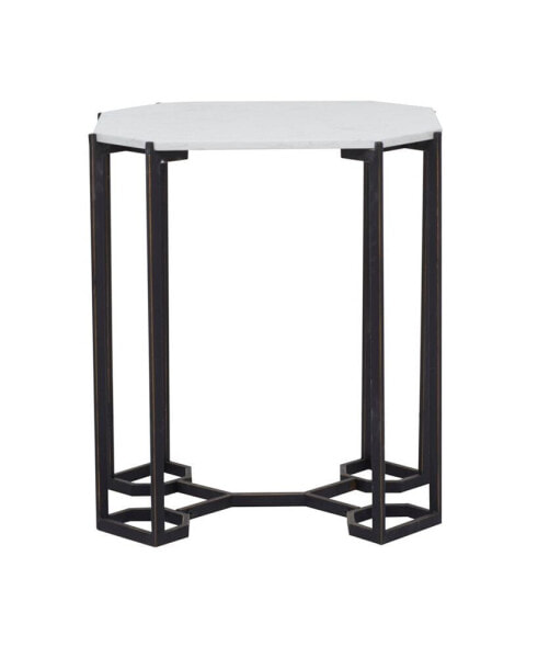 Iron Contemporary Accent Table