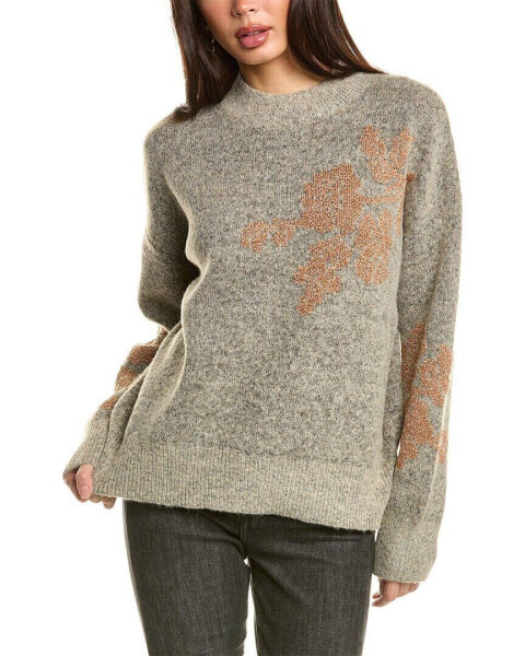 Lovestitch Lurex Intarsia Sweater Women's