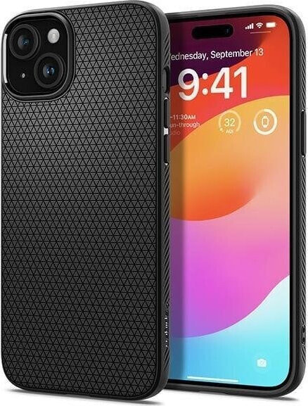 Spigen Spigen Liquid Air iPhone 15 6.1" czarny/matte black ACS06790