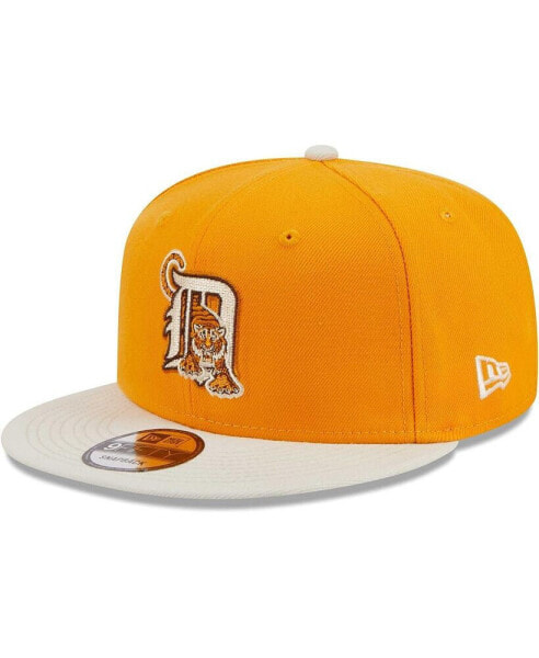 Бейсболка с напряжением New Era Gold Detroit Tigers Tiramisu 9FIFTY Snapback Hat