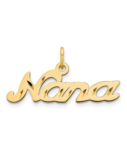 Nana Charm in 14k Yellow Gold