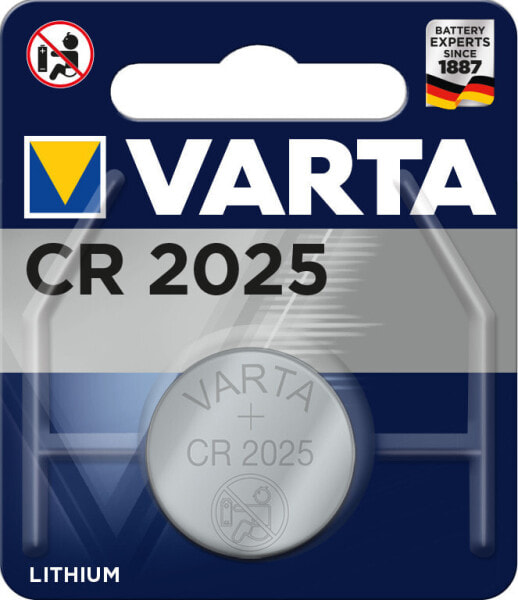 Varta CR2025 Одноразовая батарея CR2025 Литиевая 3 V 1 шт Серебро