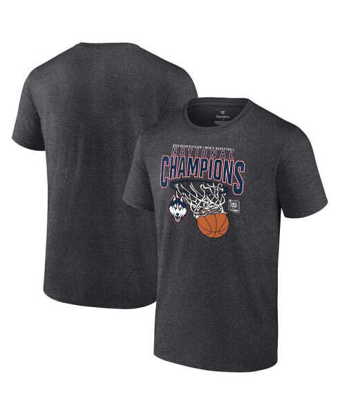 Men's Charcoal UConn Huskies 2024 NCAA Men's Basketball National Champions Core T-Shirt