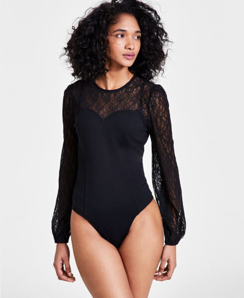 Women's Lace Bodysuit, Created for Macy's